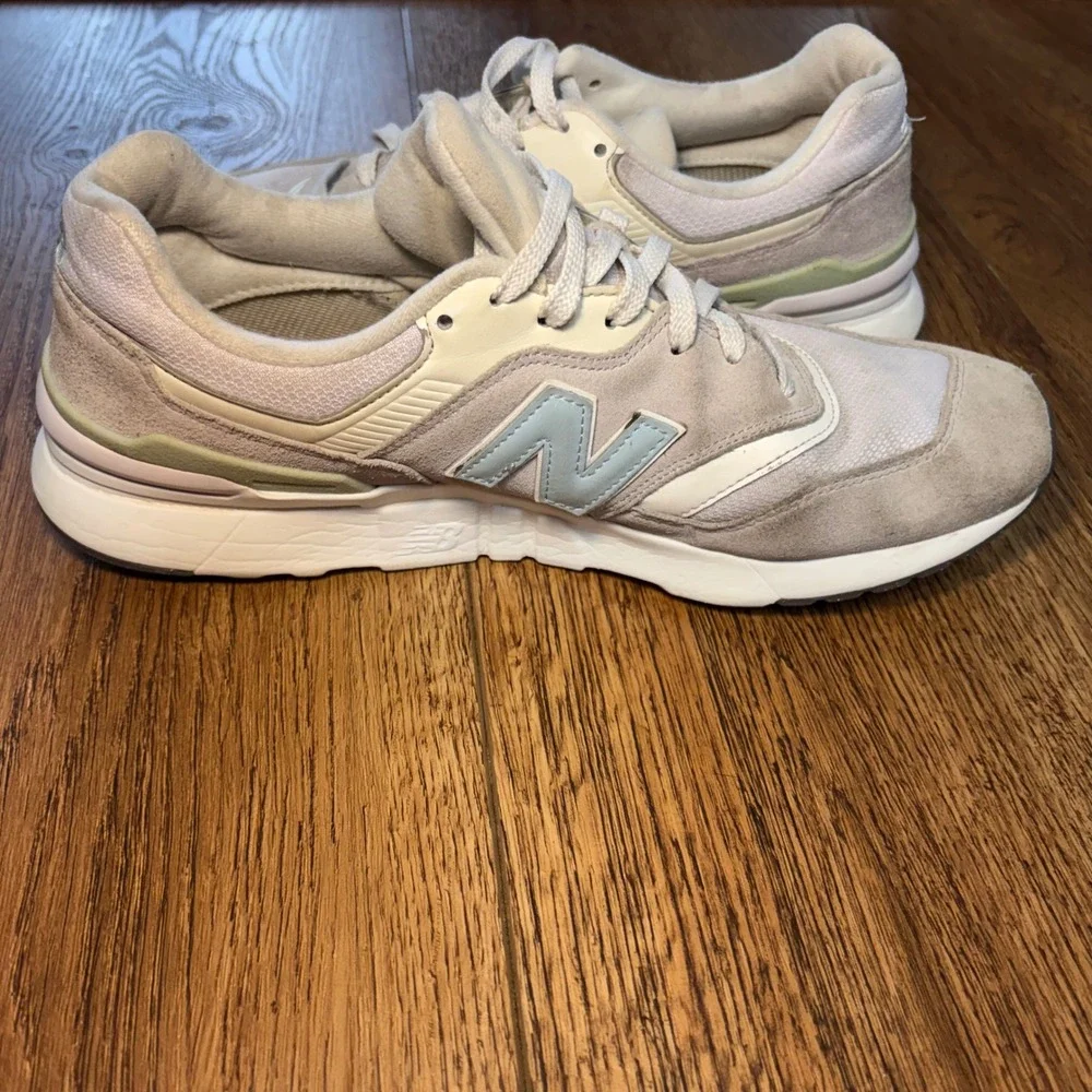 New Balance Cordura Gray Light Blue Sneakers Womens 11.5 B Mens 10‎ B CW997HSE